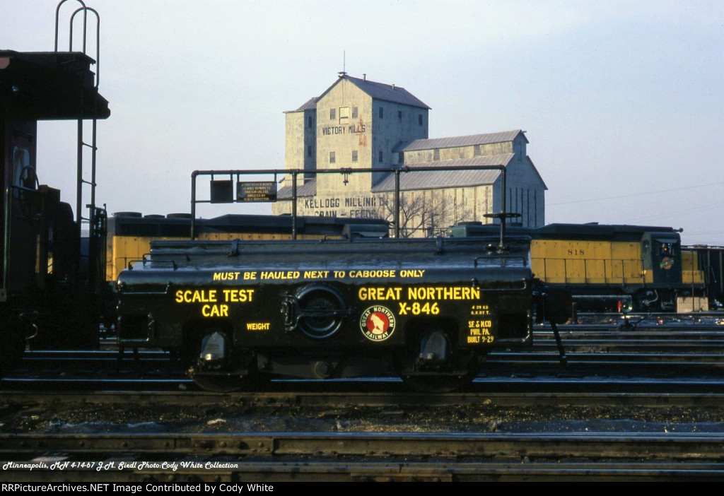 Great Northern Scale Test Car X-846